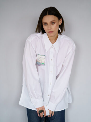 СОРОЧКА З ФАКТУРНОЇ БАВОВНИ