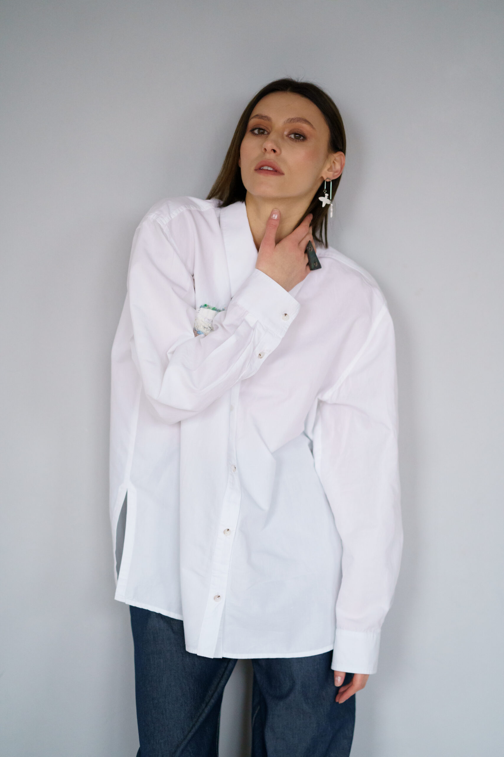 СОРОЧКА З ФАКТУРНОЇ БАВОВНИ - Зображення 9