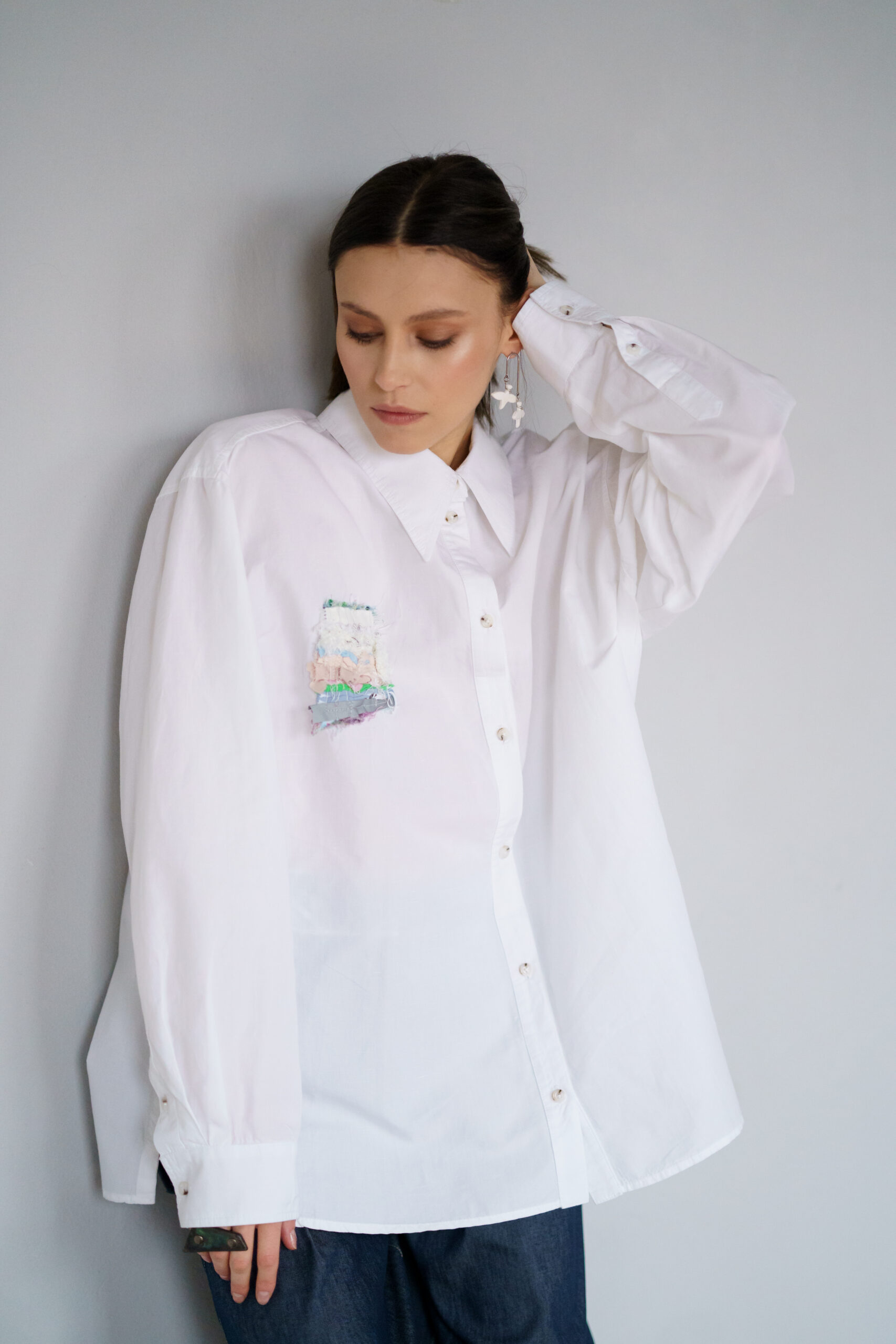 СОРОЧКА З ФАКТУРНОЇ БАВОВНИ - Зображення 8