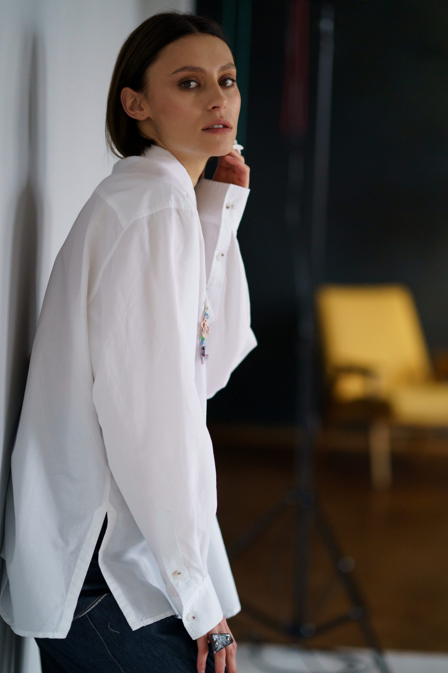 СОРОЧКА З ФАКТУРНОЇ БАВОВНИ - Зображення 5