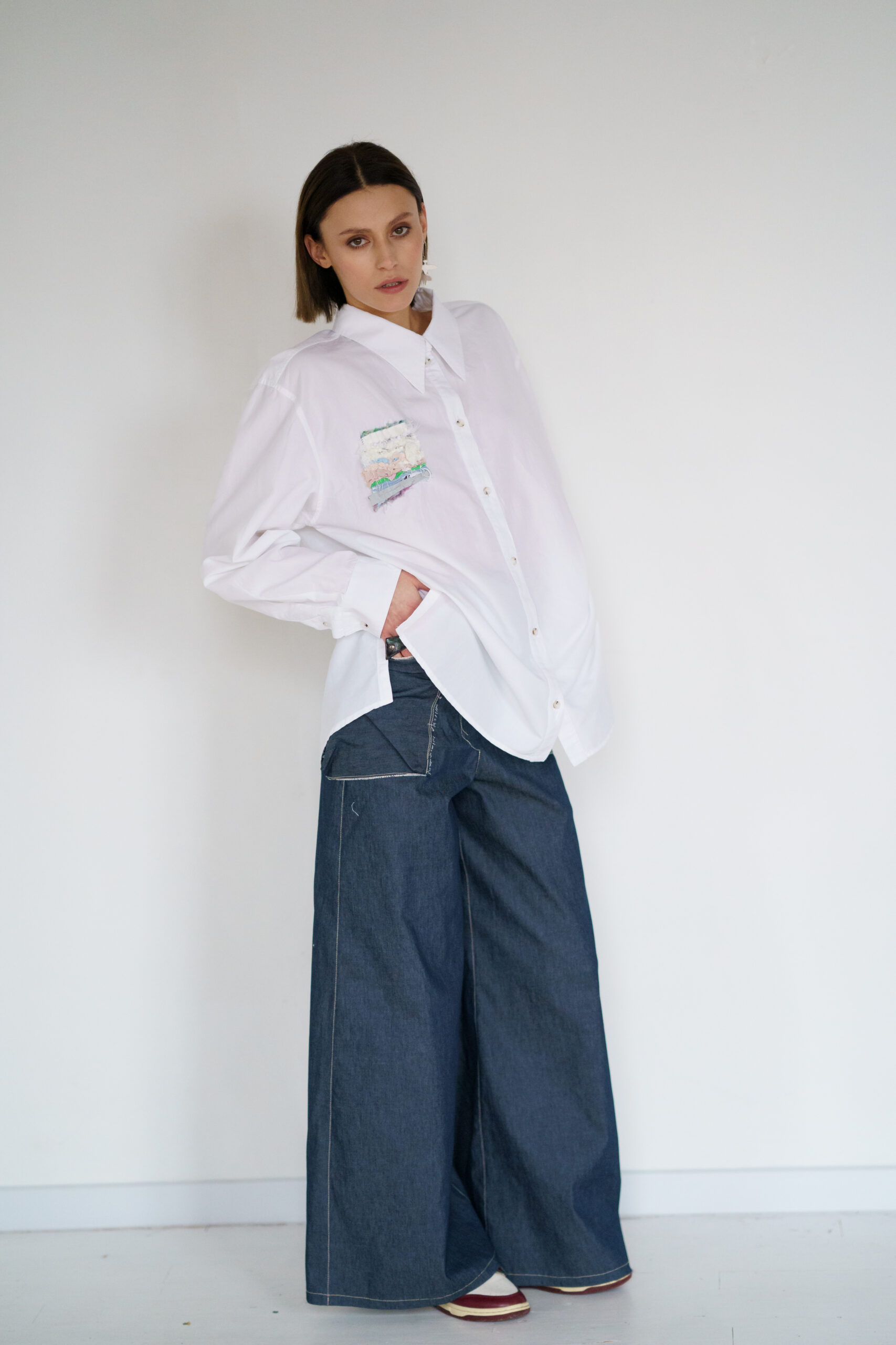 СОРОЧКА З ФАКТУРНОЇ БАВОВНИ - Зображення 4