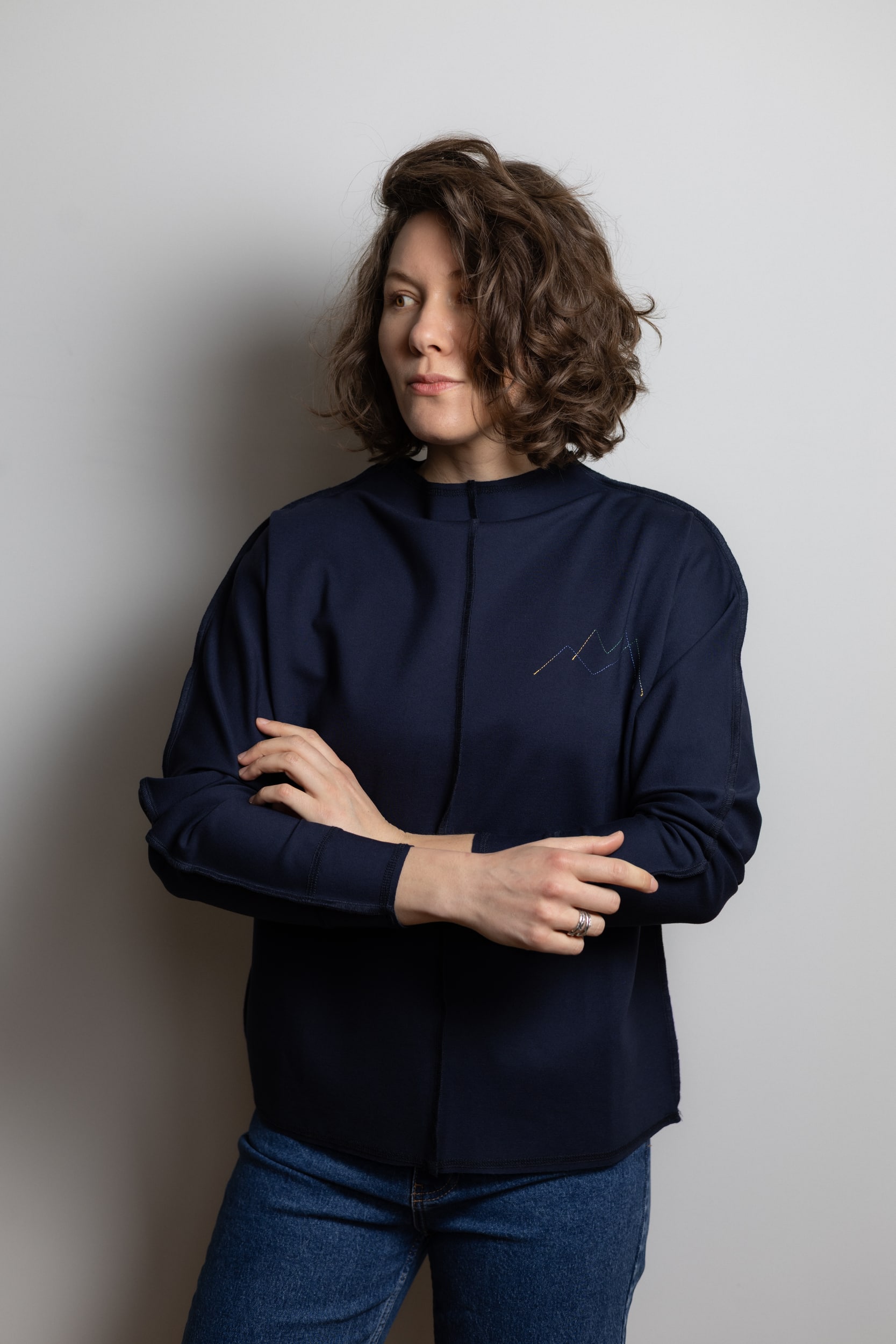 ЛОНГСЛІВ ТЕМНО-СИНІЙ - Зображення 8