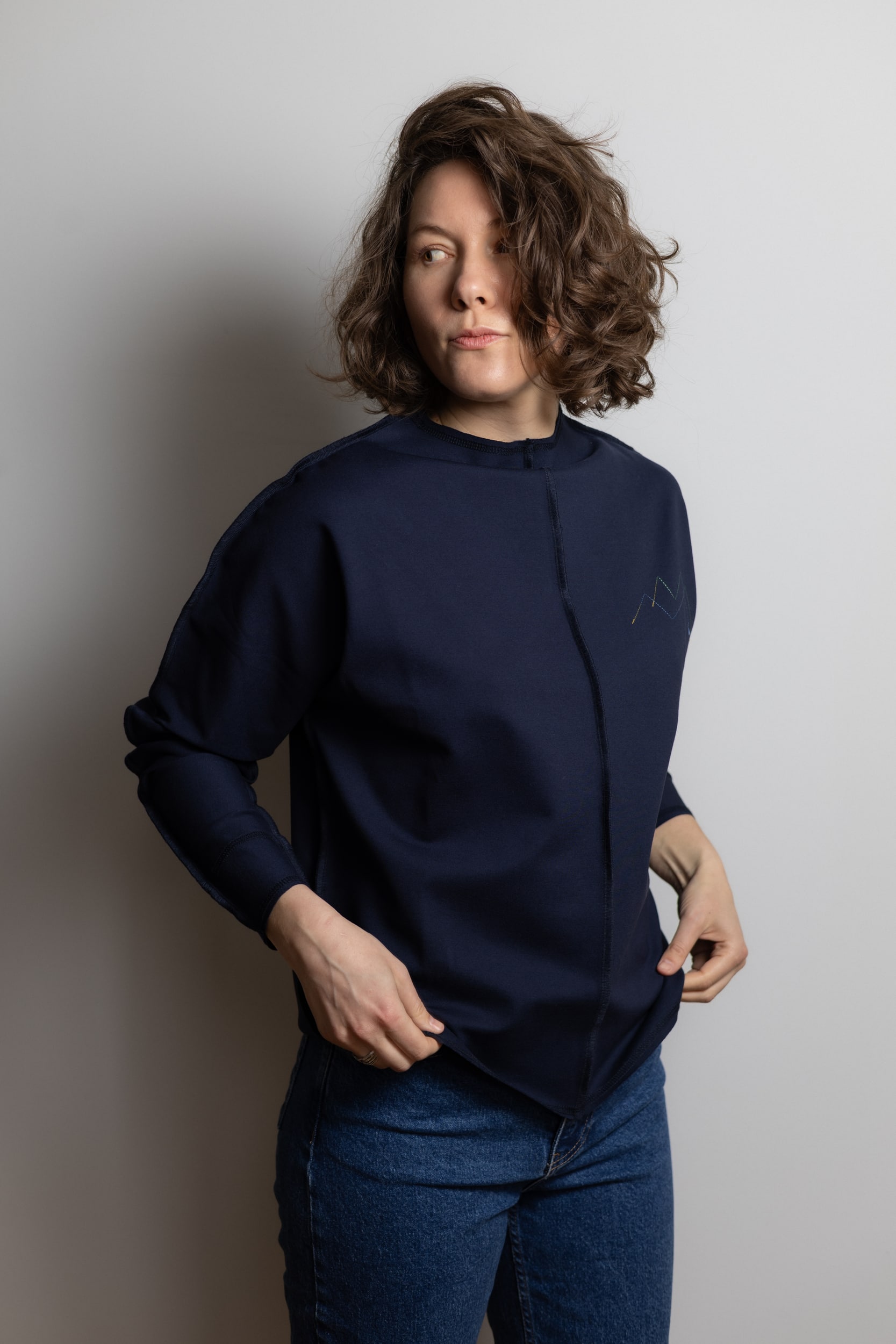 ЛОНГСЛІВ ТЕМНО-СИНІЙ - Зображення 5