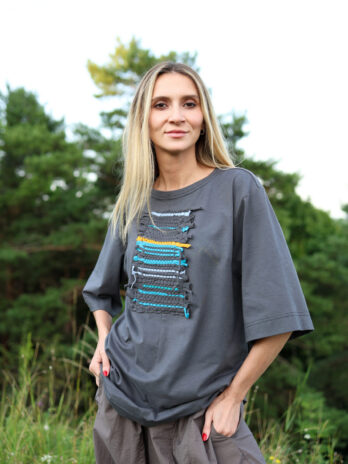 ФУТБОЛКА З ТКАННЯМ