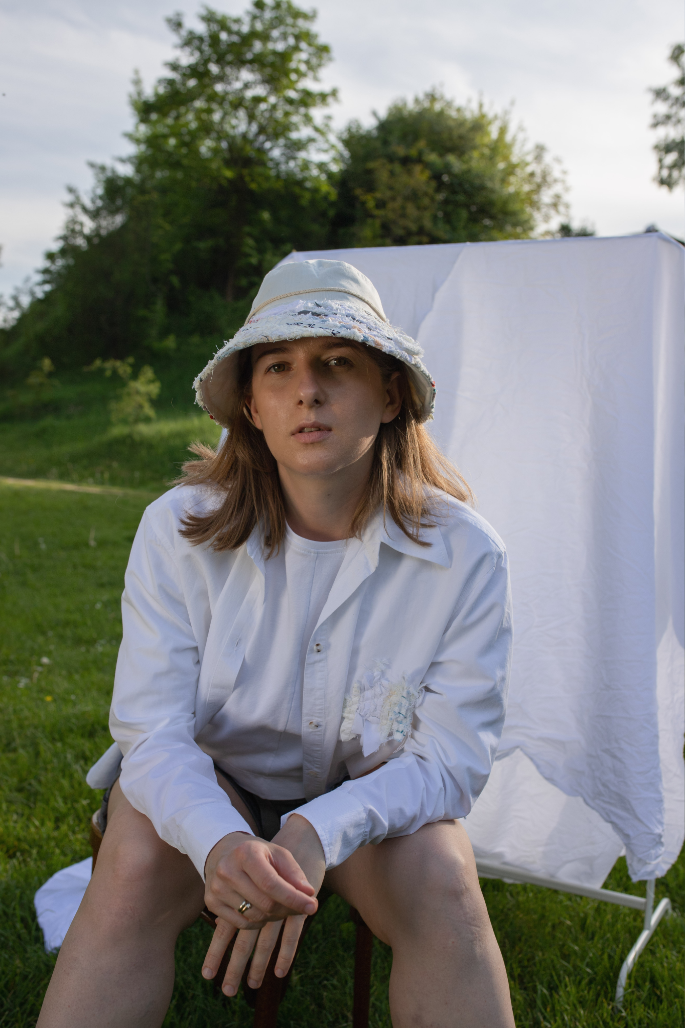 Панамка з тканням